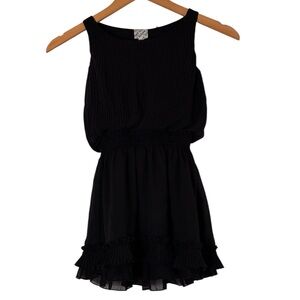 Disney | Black puff ruffled sleeveless sundress